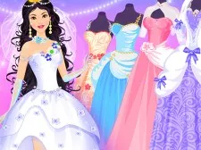 Jeu de robe de mariée princesse