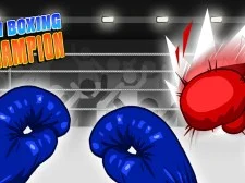 Champion KO en boxe stickman